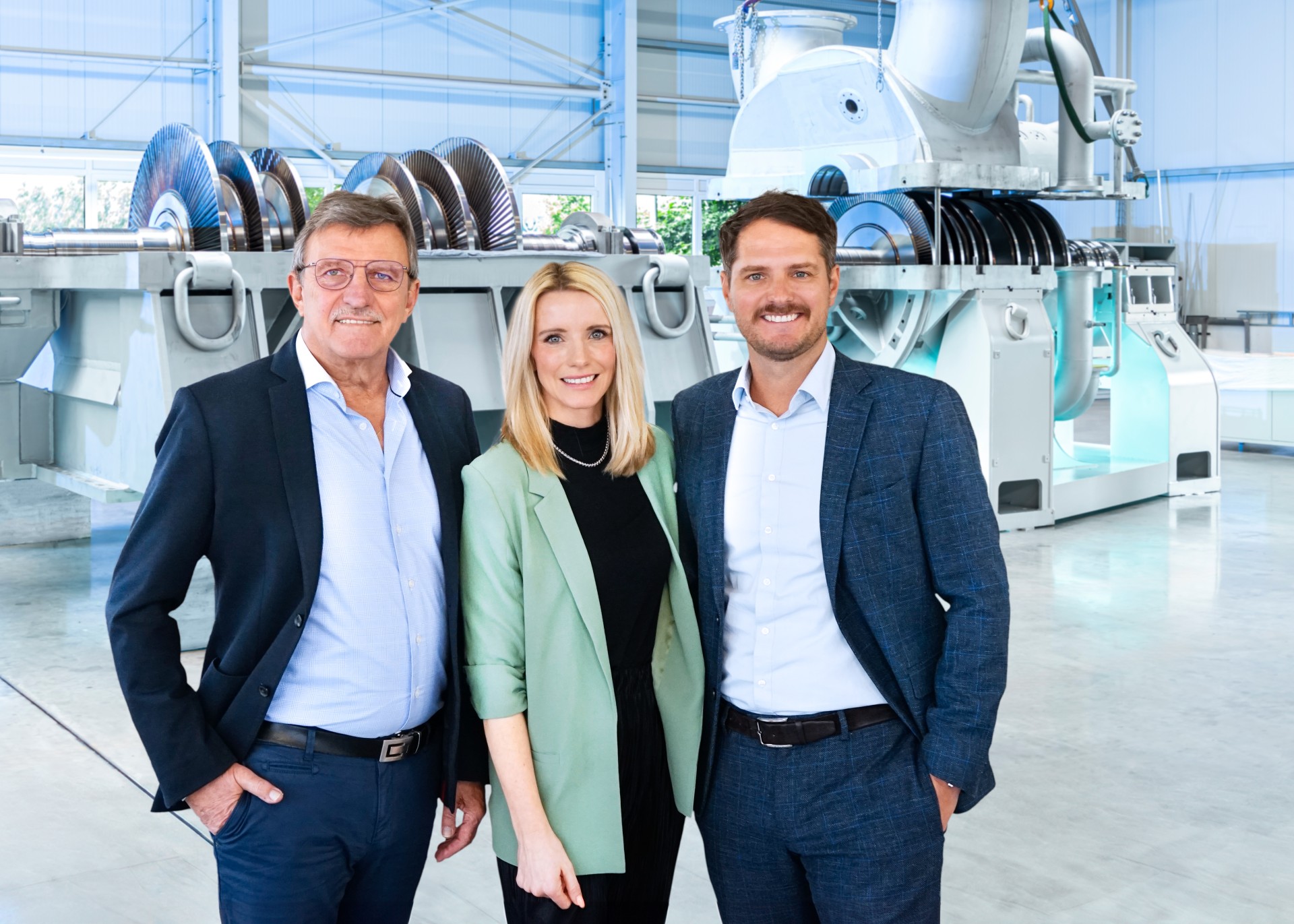 Management Board (l. to r.): Edwin Mecklenburger (Founder), Nina Mecklenburger-Galkowski, Georg-Martin Mecklenburger