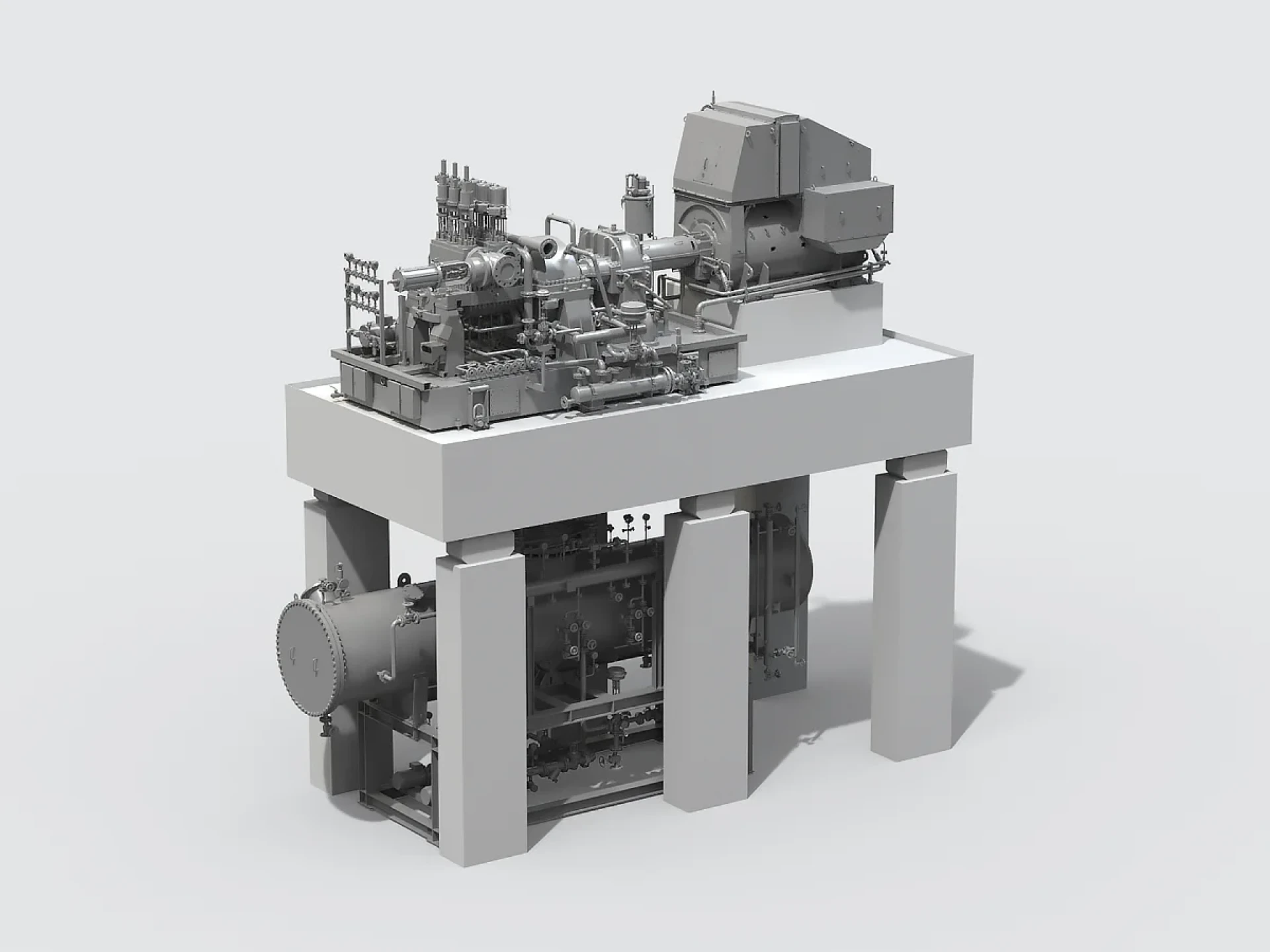 Optimale Prozessintegration mit unserer M+M-Entnahmekondensationsturbine.